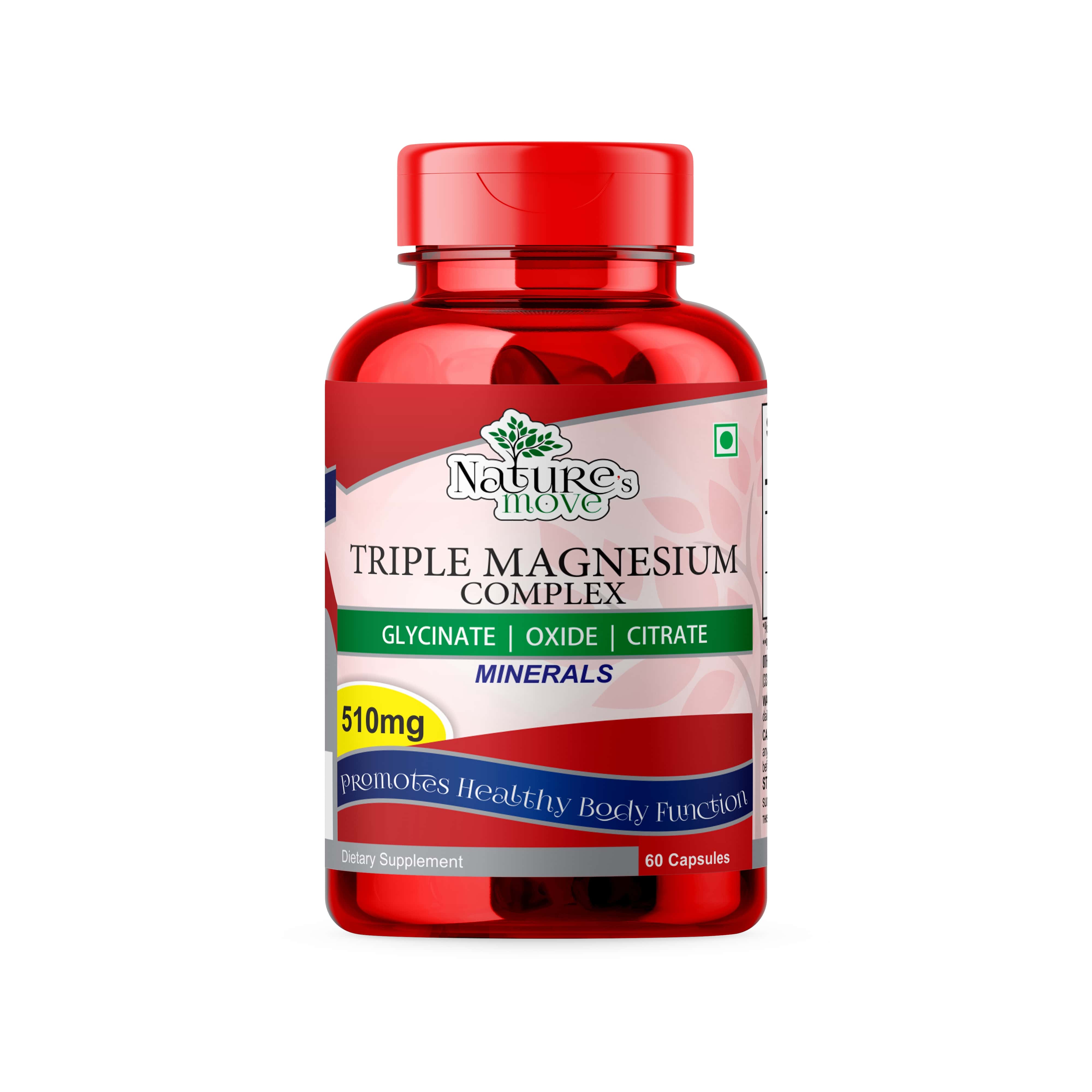 Nature's Move Triple Magnesium Complex 510mg 